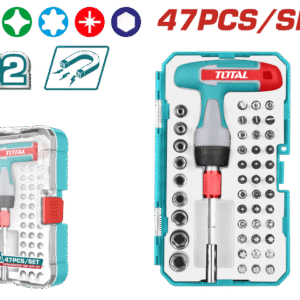 47 Pcs T-handle wrench screwdriver set