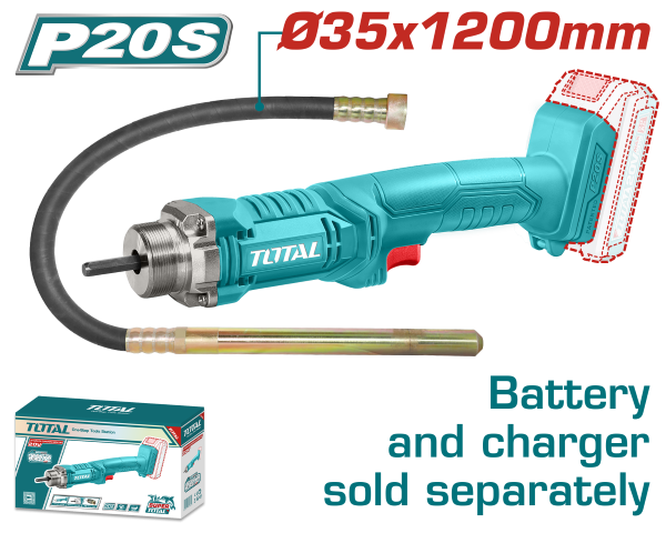 Cordless Concrete Vibrator (No Battery & Charger)