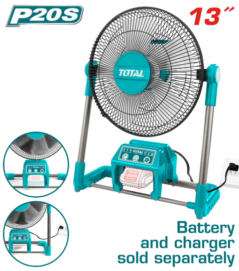 CORDLESS FAN (No Battery & Charger)