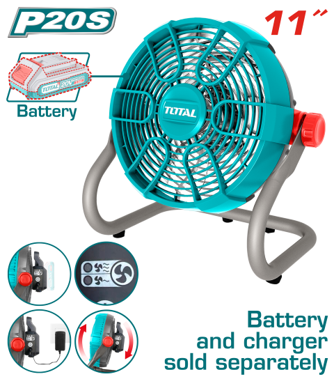 Lithium-Ion Fan (No Battery & Charger)