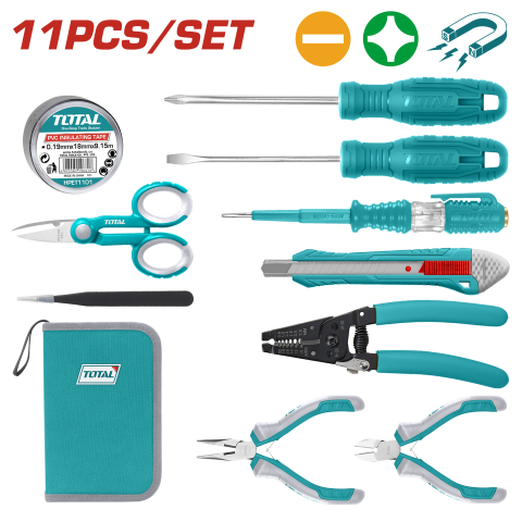 11 Pcs Electricians Tools Set